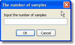 enter number of samples jolly sum